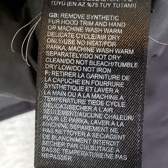 The North Face Jacket Women's Medium Belted Waist Goose Down Hooded No Fur - Picture 6 of 10